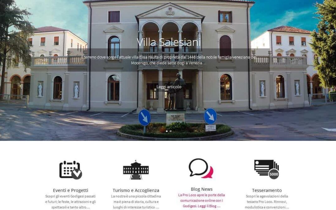 Restyling sito web Pro Loco Castello di Godego (TV)