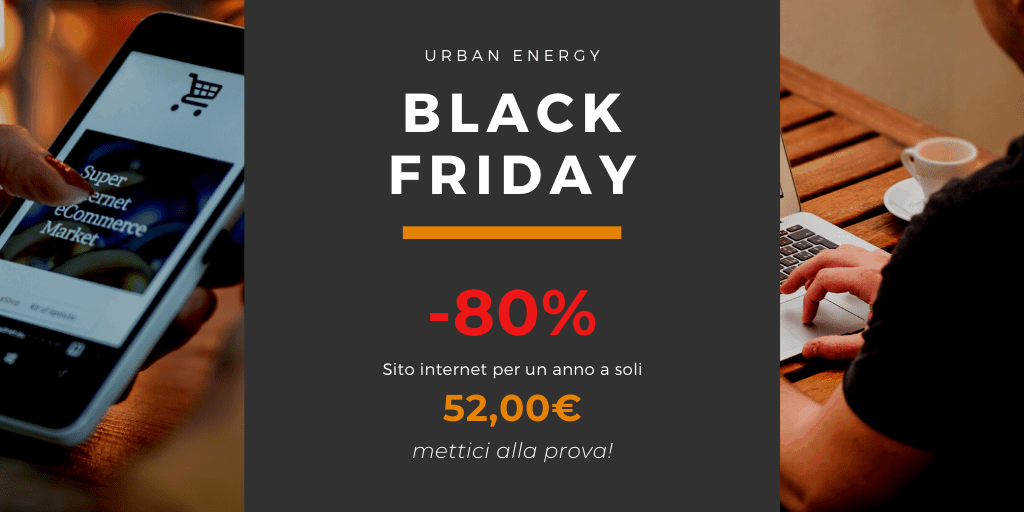 Black Friday Sito Web -80%